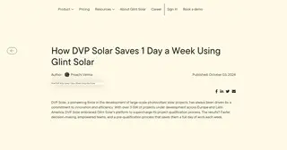 Preview of the DVP Solar Case Study