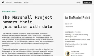 Preview of the The Marshall Project Case Study