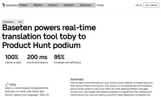 Preview of the toby Case Study