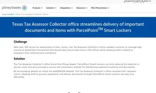Preview of the Texas Tax Assessor Collector Office Case Study