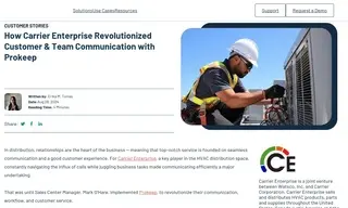 Preview of the Carrier Enterprise Case Study