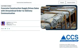 Preview of the Concrete Construction Supply Case Study