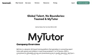 Preview of the MyTutor Case Study