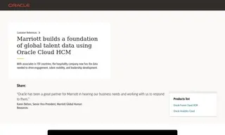Preview of the Marriott Case Study