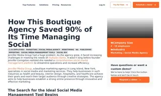 Preview of the Jennifer Media Group Case Study