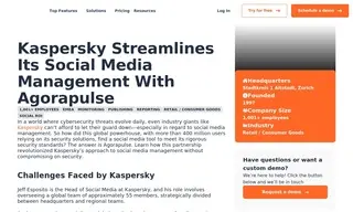 Preview of the Kaspersky Case Study