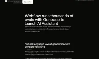 Preview of the Webflow Case Study