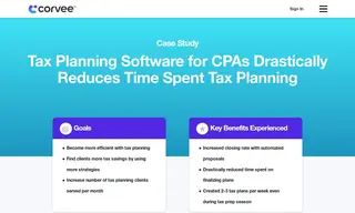 Preview of the Leading  Tax Planning Firm Case Study