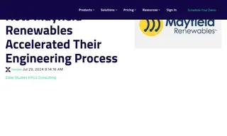 Preview of the Mayfield Renewables Case Study