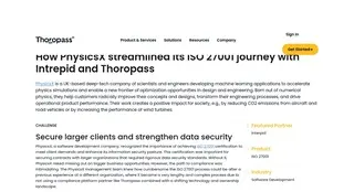 Preview of the PhysicsX Case Study