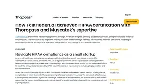 Preview of the TalkHealth.ai Case Study