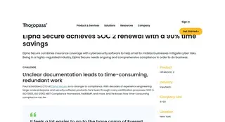 Preview of the Elpha Secure Case Study