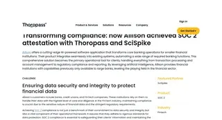 Preview of the Allison Case Study