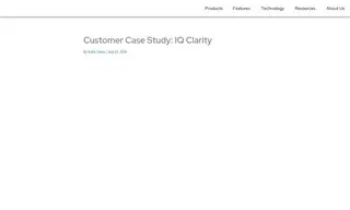Preview of the IQ Clarity Case Study