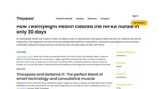 Preview of the Twentyeight Health Case Study