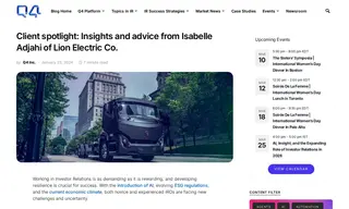 Preview of the Lion Electric Co.’s Case Study