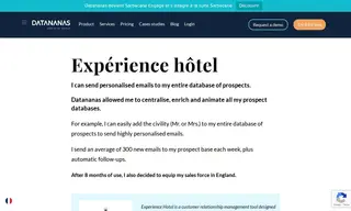 Preview of the Expérience Hôtel Case Study