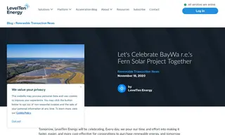 Preview of the BayWa r.e. Case Study