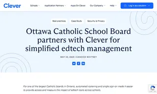 Preview of the Ottawa Catholic School Board Case Study