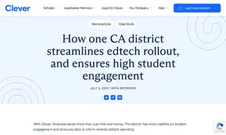 Preview of the Riverside Unified School District Case Study