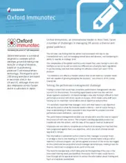 Preview of the Oxford Immunotec Case Study