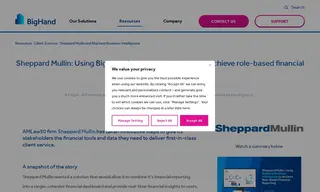 Preview of the Sheppard Mullin Case Study
