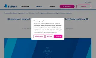 Preview of the Stephenson Harwood Case Study