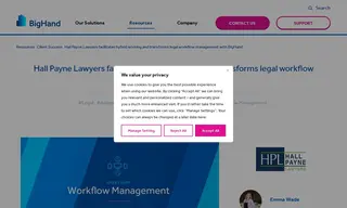 Preview of the Hall Payne Lawyers Case Study