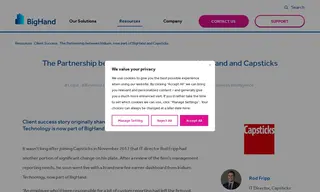 Preview of the Capsticks Case Study