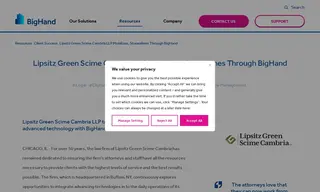 Preview of the Lipsitz Green Scime Cambria LLP Case Study
