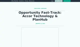 Preview of the Accor Technology Case Study