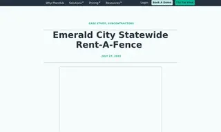 Preview of the Emerald City Statewide Rent-A-Fence Case Study