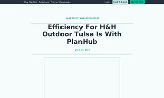 Preview of the H&H Outdoor Tulsa Case Study