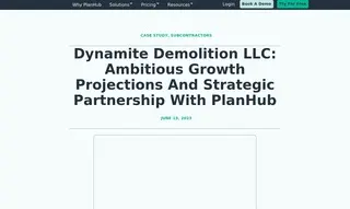 Preview of the Dynamite Demolition LLC Case Study