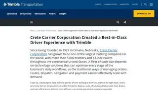 Preview of the Crete Carrier Corporation Case Study