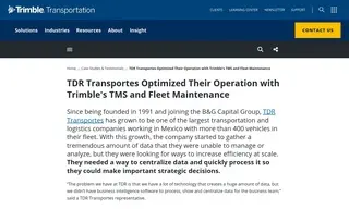 Preview of the TDR Case Study