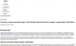 Preview of the Webb School Case Study