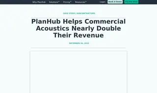 Preview of the Commercial Acoustics Case Study