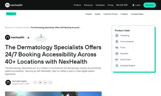 Preview of the The Dermatology Specialists Case Study