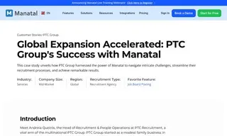 Preview of the PTC Group Case Study