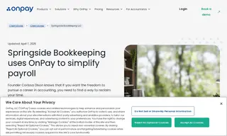 Preview of the Springside Bookkeeping LLC Case Study