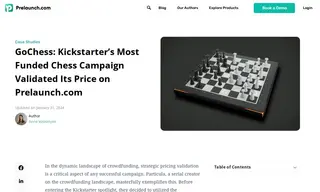 Preview of the GoChess Company Case Study
