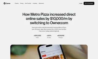 Preview of the Metro Pizza Case Study