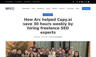 Preview of the Copy.ai Case Study