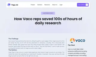 Preview of the Vaco Case Study