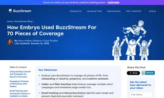 Preview of the Embryo Case Study