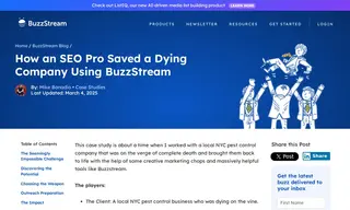 Preview of the Local NYC Pest Control Company Case Study