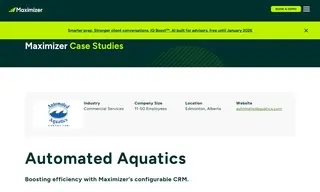 Preview of the Automated Aquatics Case Study