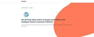 Preview of the IN-18 Case Study