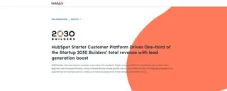 Preview of the 2030 Builders Case Study